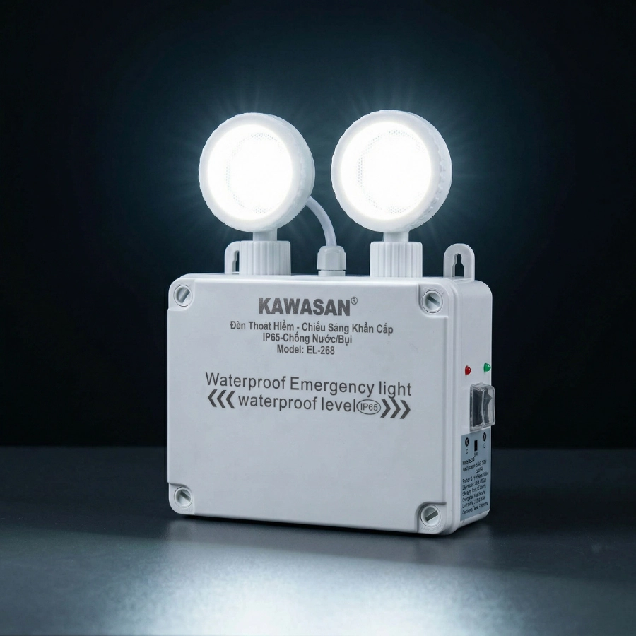 đèn chiếu sáng sự cố EL-268 khi mất điện