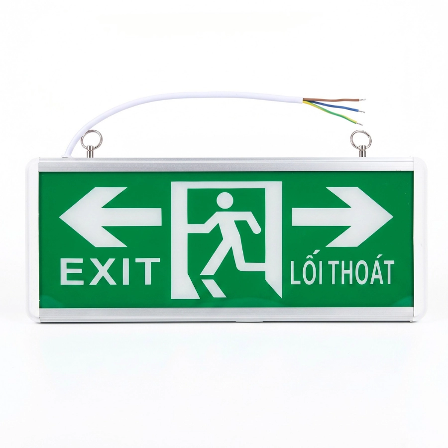 đèn exit 2 hướng e504