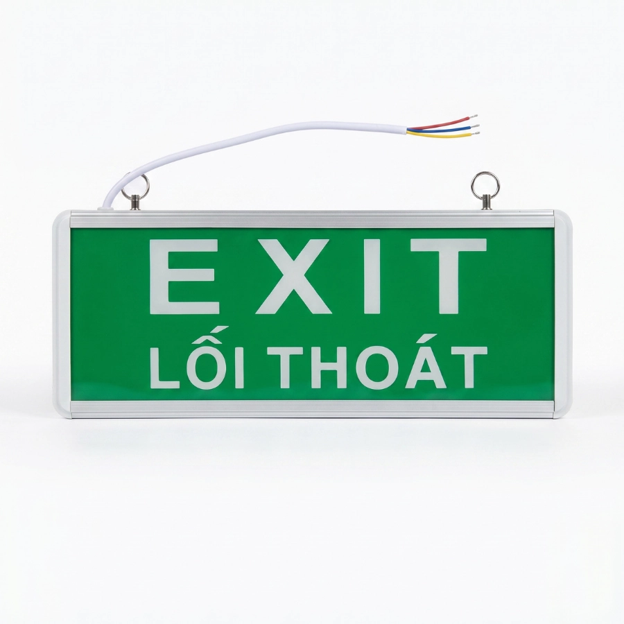 đèn exit không chỉ hướng e504