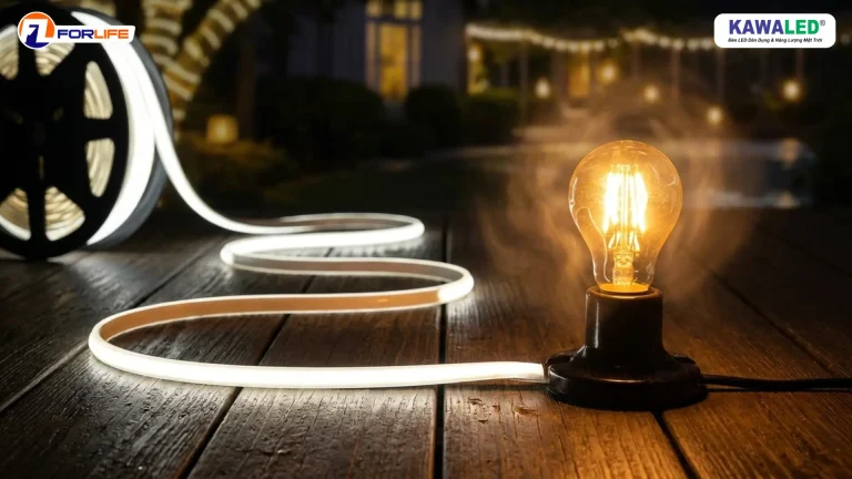 LED dây COB ánh sáng liền mạch không lộ điểm LED