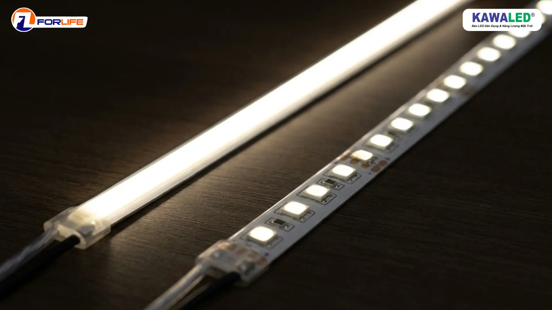 so sánh LED dây COB và bóng đèn truyền thống ánh sáng khác nhau