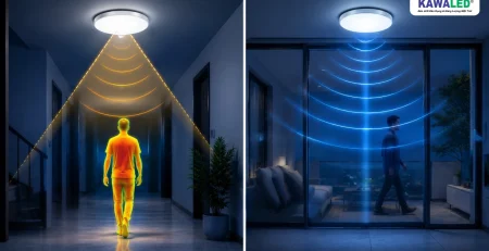 so sánh cảm biến hồng ngoại và cảm biến vi sóng radar