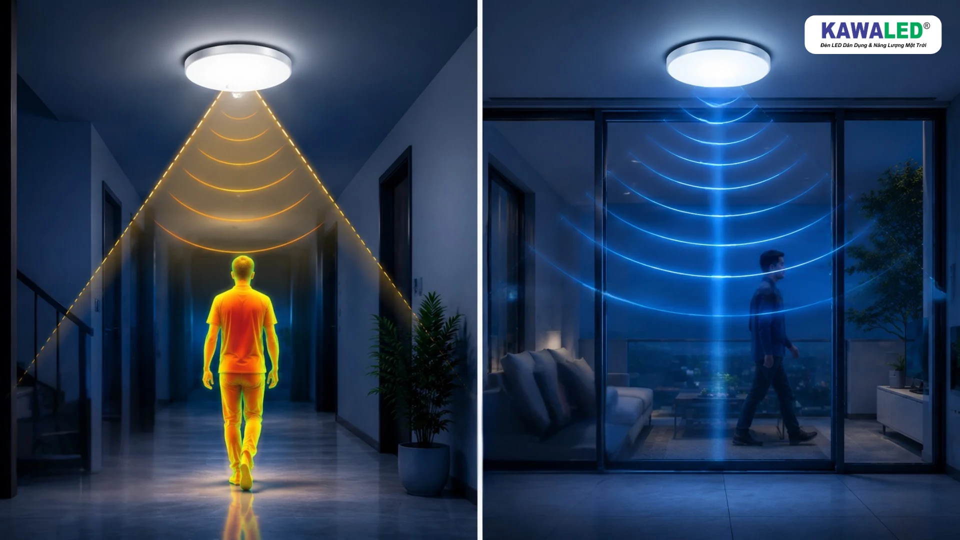 so sánh cảm biến hồng ngoại và cảm biến vi sóng radar