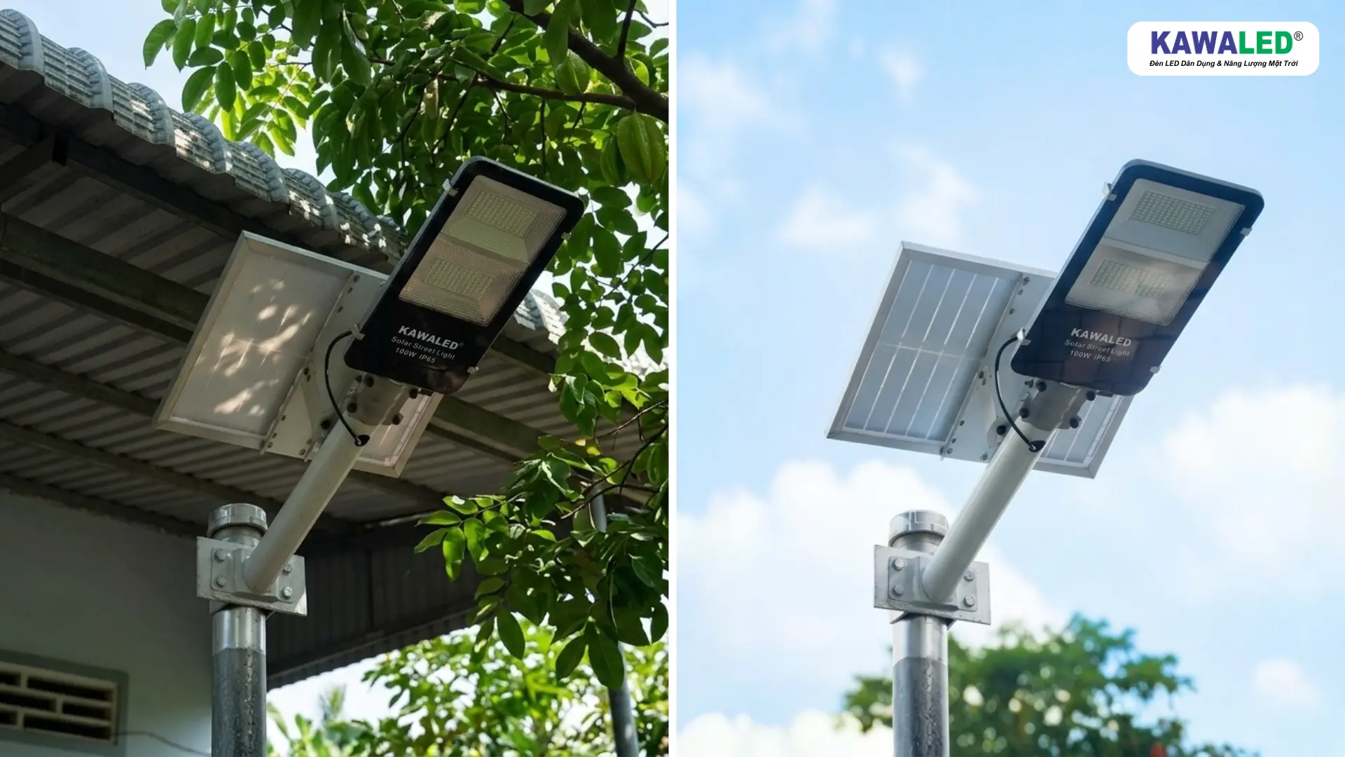 cách lắp đèn năng lượng mặt trời đúng vị trí đón nắng