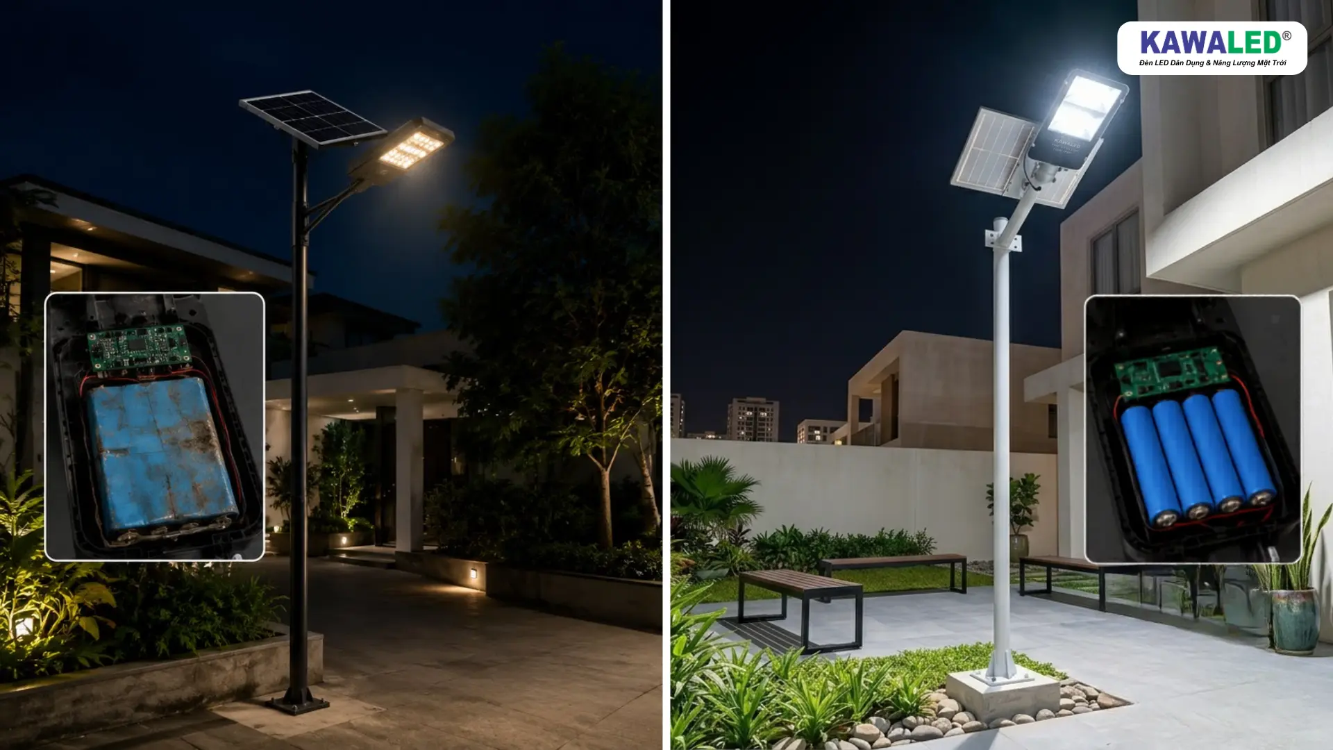 pin lithium cho đèn năng lượng mặt trời hoạt động bền hơn