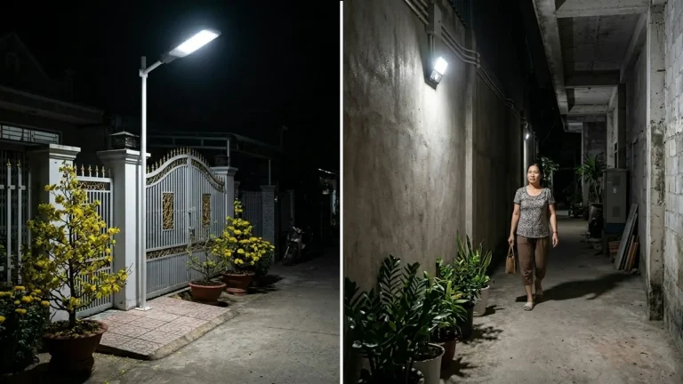 so sánh đèn cảm biến ánh sáng và đèn cảm biến chuyển động
