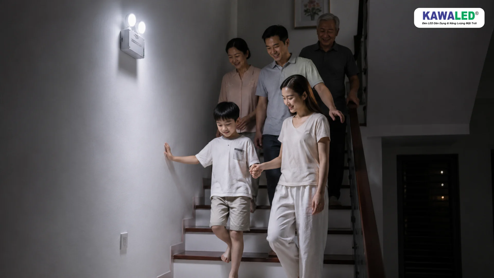 Đèn chiếu sáng khẩn cấp EL-268 tự động bật sáng khi mất điện