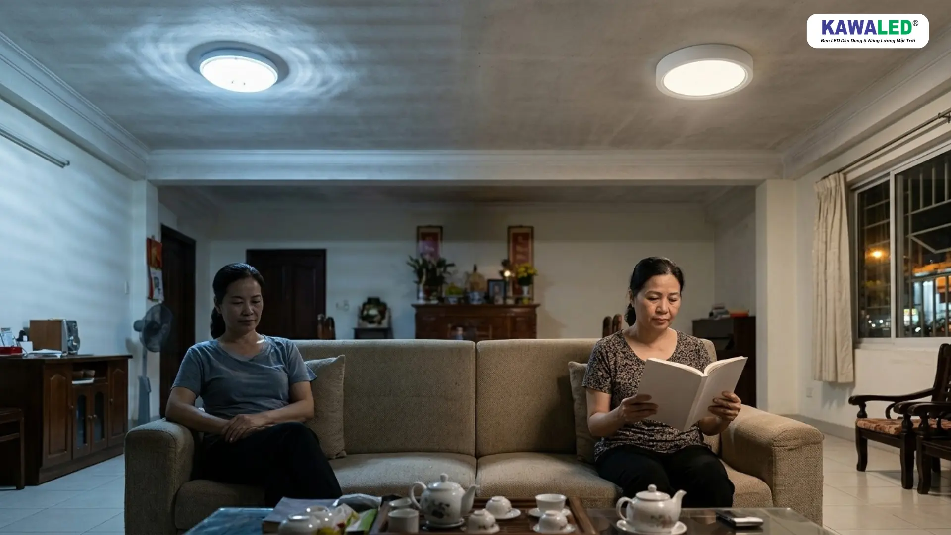 So sánh đèn led nổi trần nhấp nháy và đèn ánh sáng ổn định