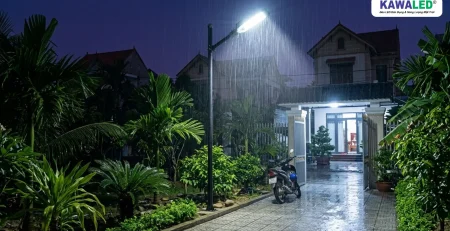 Đèn led ngoài trời SST2-50W chống nước IP66 dưới trời mưa lớn
