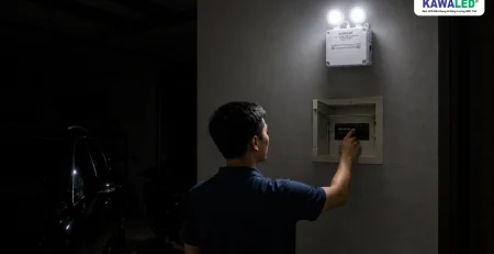 Kiểm tra đèn chiếu sáng khẩn cấp EL-268 bằng cách ngắt cầu dao điện