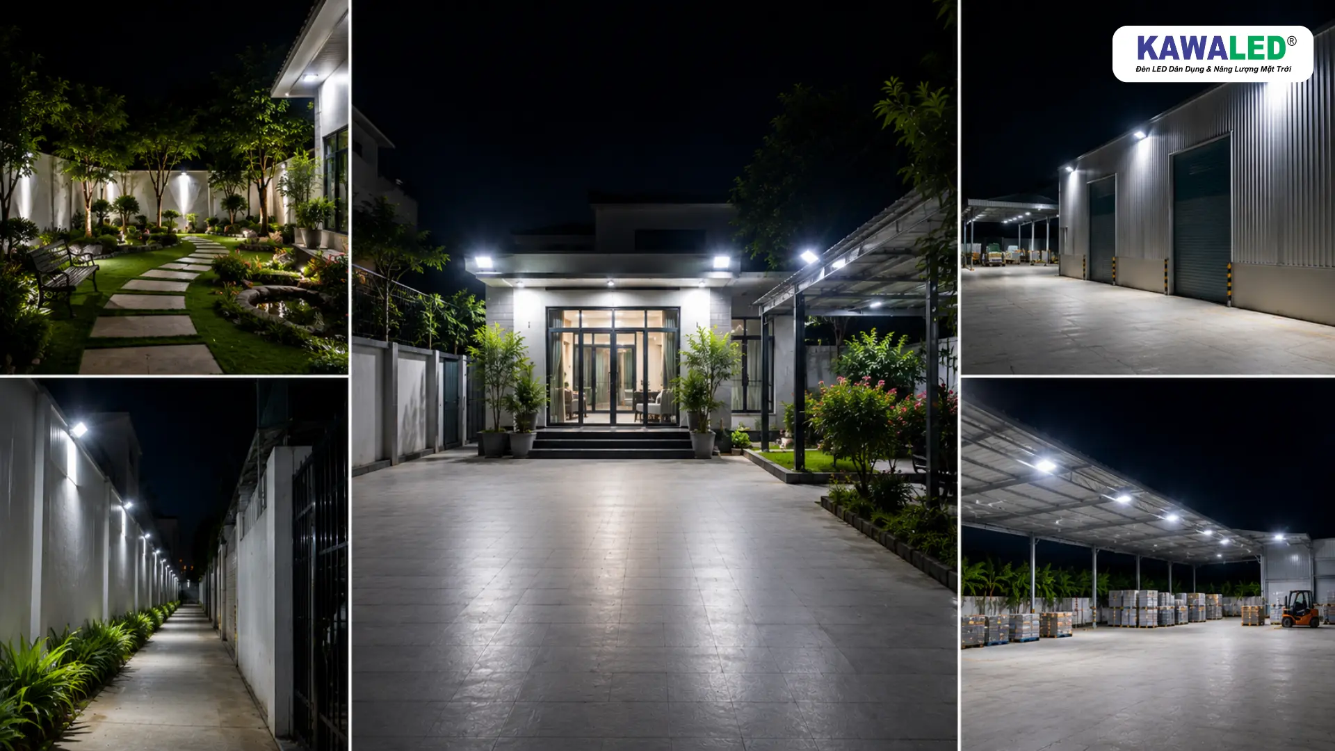 Lựa chọn đèn pha led theo diện tích chiếu sáng thực tế