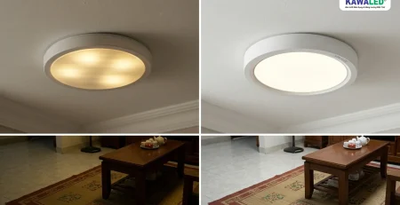 So sánh đèn led nổi trần chất lượng cao và đèn chất lượng thấp