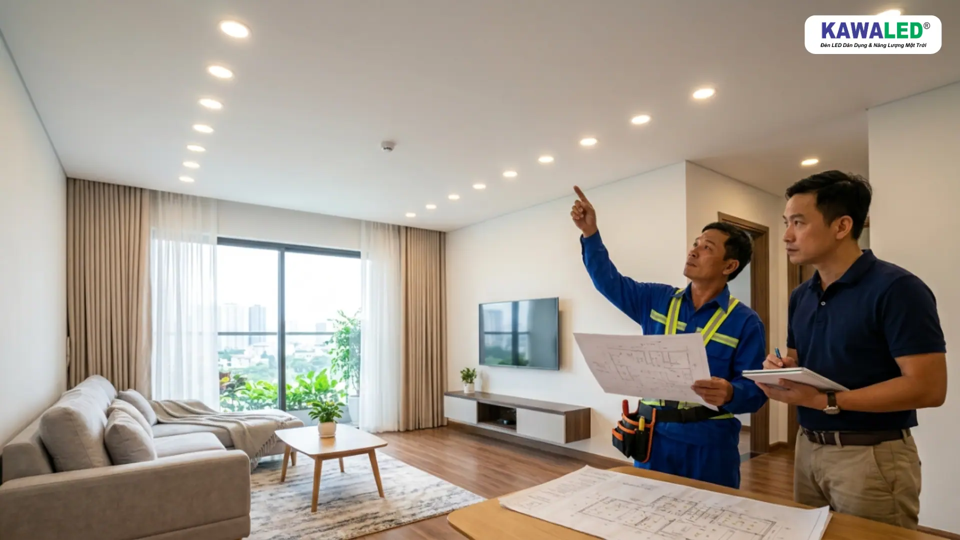 Tư vấn chọn đèn led âm trần cho trần thạch cao nhà mới