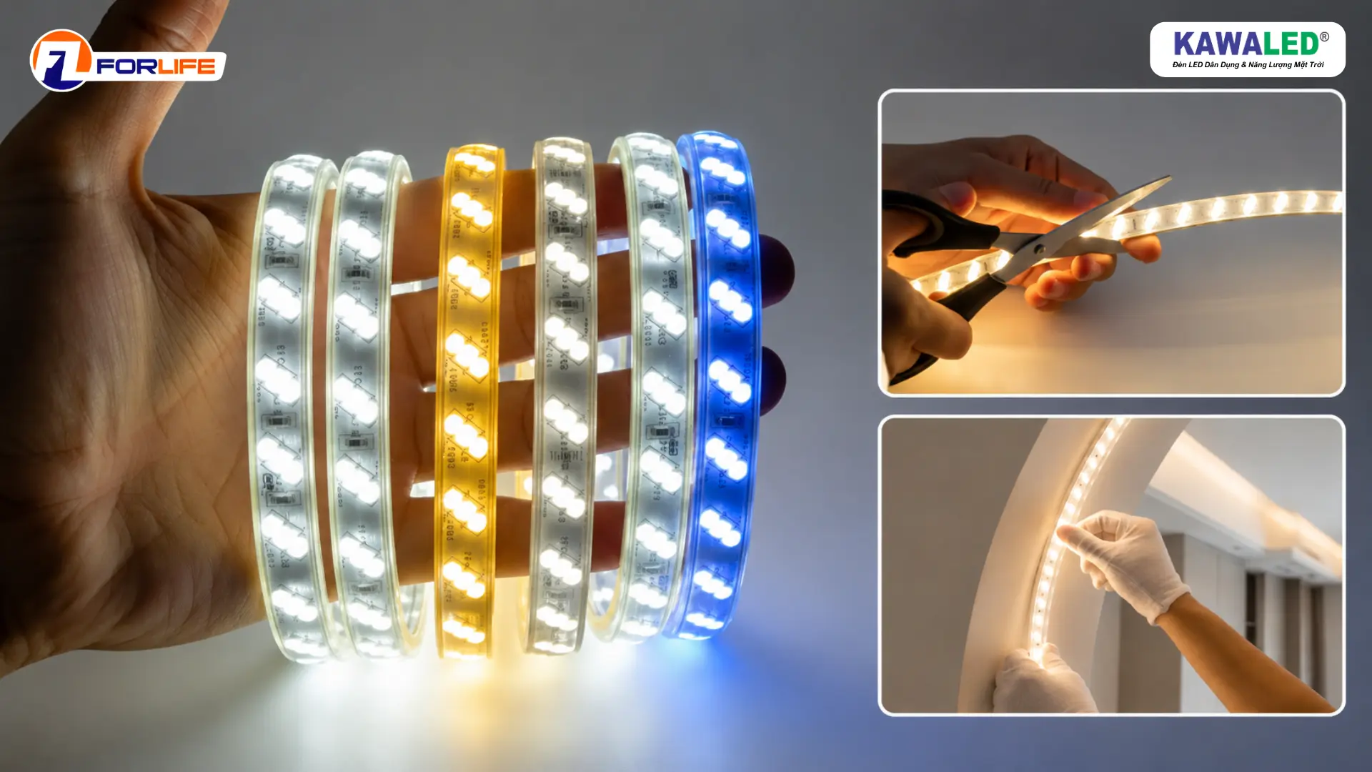 Cách chọn đèn led dây 220V 3 hàng bóng phù hợp nhu cầu sử dụng