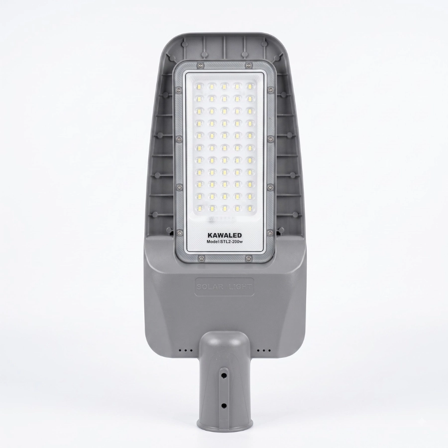 Mặt trước đèn năng lượng mặt trời KAWALED STL2-200W với cụm LED SMD2835