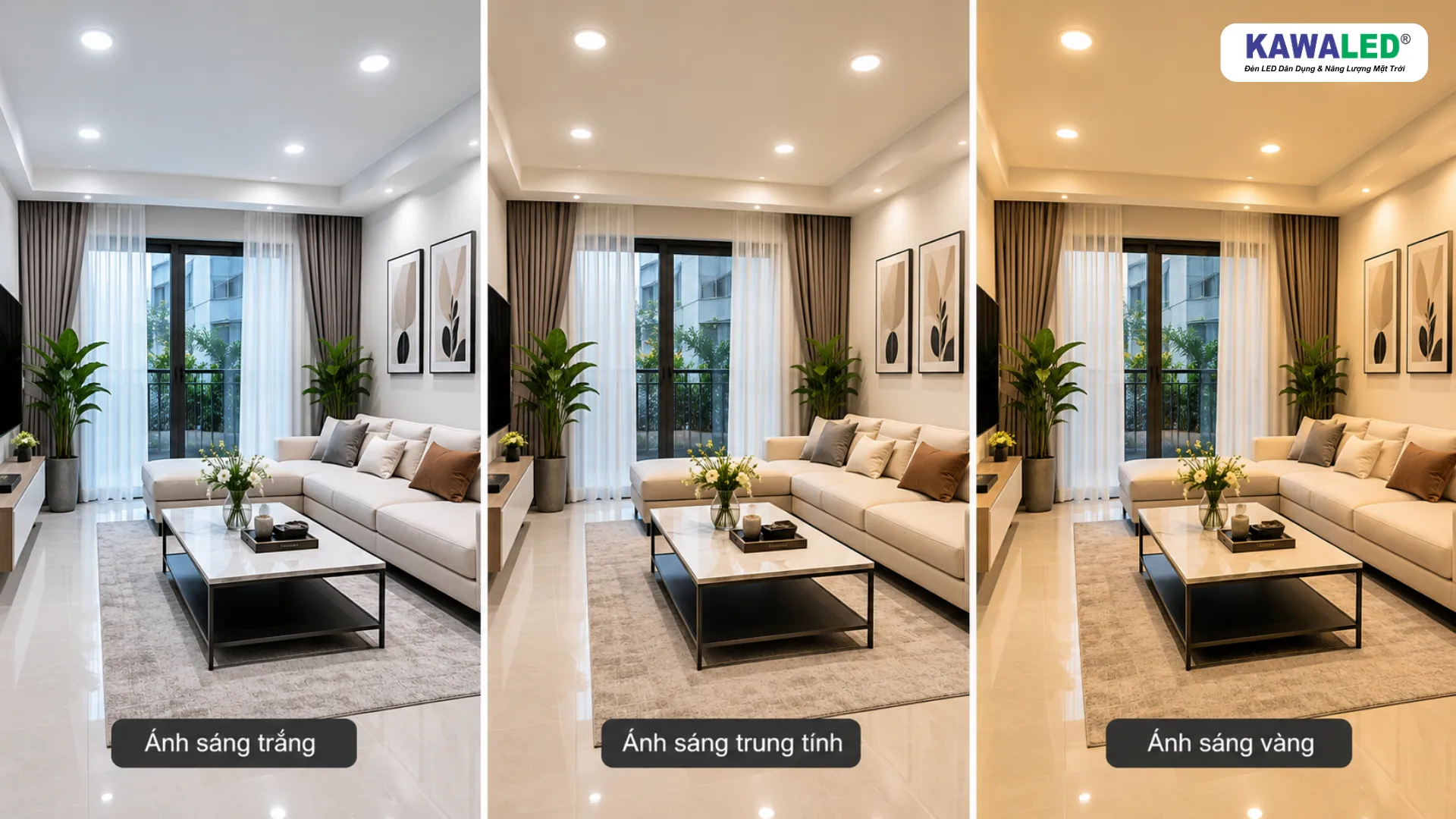 Đèn âm trần 7W cho hành lang và đèn âm trần 9W cho phòng khách